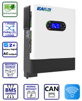 Гібридний інвертор сонячний EASUN 6kW 48V ISolar-SMR-II-6KP (6000VA/6000W, Max CH 120A, AC 100) Wi-Fi