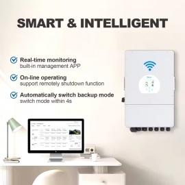 Изображение Deye SUN-6K-SG03LP1-EU, LV (6kW, 48V, 1Ph, 2-MPPT) Wi-Fi - оригинальный размер 5