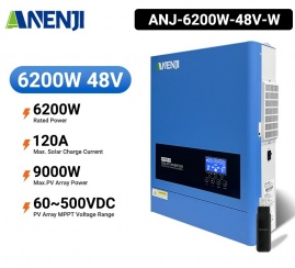 Изображение Anenji 6200W 48V ANJ-6200W-48V-W (6200VA/6200W, Max CH 120A, AC 120) Wi-Fi - оригинальный размер 2
