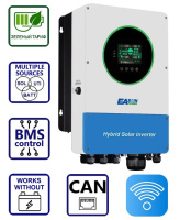 Гібридний інвертор сонячний EASUN 6kW 48V IGrid-SX-WP-6KW (6000VA/6000W Max CH 100A, AC 60) Wi-Fi