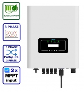 Deye SUN-12K-G06P3-EU-AM2 (12kW, 3Ph, 2-MPPT) Wi-Fi 2