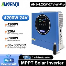 Anenji 4200W 24V ANJ-4.2W-24V-W-Pro (4200VA/4200W, Max CH 120A, AC 120) Wi-Fi 3