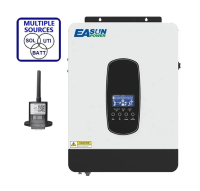 Гібридний інвертор сонячний EASUN 4.2kW 24V ISolar SMH-II-4.2KW-24V (4200VA/3800W, Max CH 110A, AC 80) Wi-Fi
