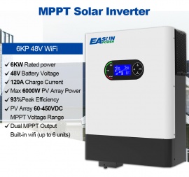 Изображение EASUN 6kW 48V ISolar-SMR-II-6KP (6000VA/6000W, Max CH 120A, AC 100) Wi-Fi - оригинальный размер 2