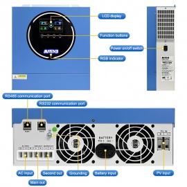 Anenji 4200W 24V ANJ-4.2W-24V-W-Pro (4200VA/4200W, Max CH 120A, AC 120) Wi-Fi 8