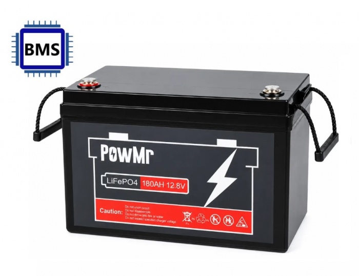 PowMr 12V 180Ah POW-180AH-12.8V (LiFePo4, BMS) 1
