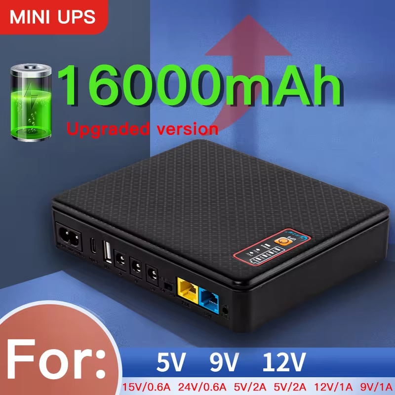 Изображение Smart Mini UPS UB01 16000mAh 18W Black (Upgraded) - оригинальный размер 2