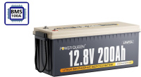 Акумулятор Power Queen 12V 200Ah (LiFePo4, BMS 100A)