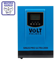 Гибридный инвертор солнечный Volt Polska SINUS PRO ULTRA 2000 12V (1000W, Max СH 60A, AC 10-20, 60MPPT - 75V)