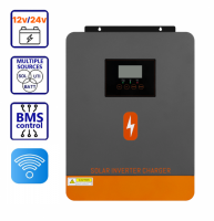 Гибридный инвертор солнечный PowMr POW-HVM4.2K-24V-D (4200W-24V / 2300W-12V, Max CH 100A, AC 100) Built-in Wi-Fi
