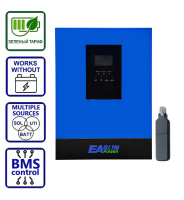 Гібридний інвертор сонячний EASUN 6.2kW 48V ISolar-SMT-6.2KW (6200VA/6200W, Max CH 120A, AC 100) Wi-Fi