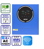 Гибридный инвертор солнечный Anenji 5000W 48V ANJ-5KW-48V (5000VA/5000W, Max CH 100A, AC 60) Wi-Fi