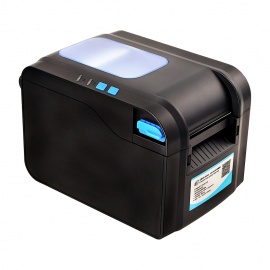 Xprinter XP-370BM (USB + LAN + RS232) з відділом етикеток 5