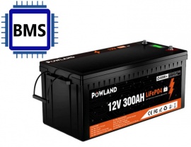 Powland 12V 300Ah IBattery-PL-12V-300AH (LiFePo4, BMS) 4