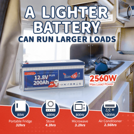 Timeusb 12V 200Ah Plus (LiFePo4, BMS 200A) 7