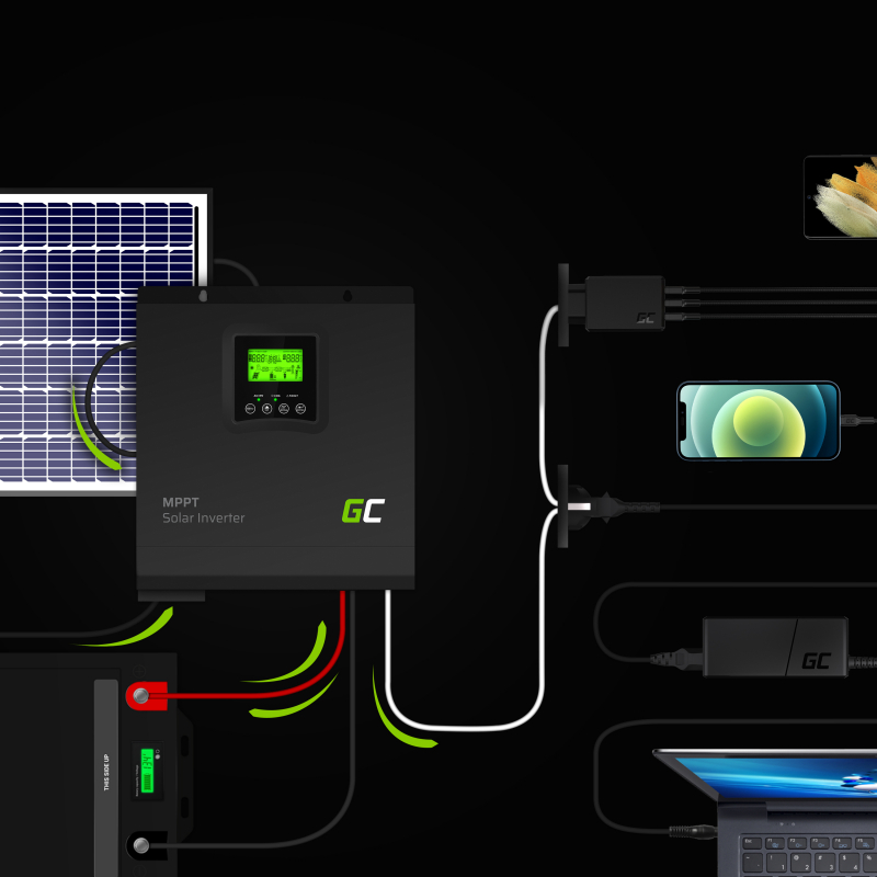 Green Cell 1000 IN INVSOL01 (1000W 12V) 2