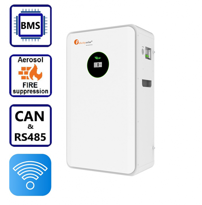 Изображение Felicity Solar 48V (51.2V) 100h FLA48100-EU (LiFePo4, BMS, Wi-Fi) - оригинальный размер 1