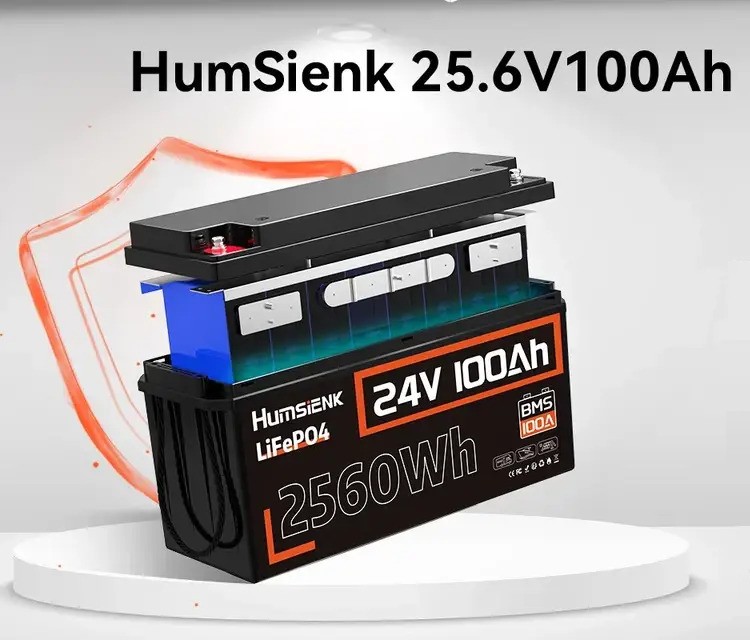 Humsienk 24V 100Ah HS24V100AH100 (LiFePo4, BMS 100A, Low-temp) 7