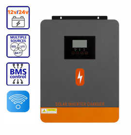 PowMr POW-HVM4.2K-24V-D (4200W-24V / 2300W-12V, Max CH 100A, AC 100) Built-in Wi-Fi 1