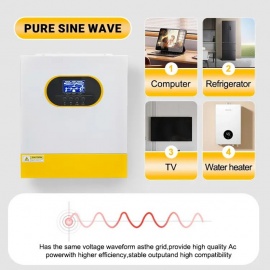 Anenji 3500W 24V EM3500-24L (3500VA/3500W, Max CH 100A, AC 80) Wi-Fi 4