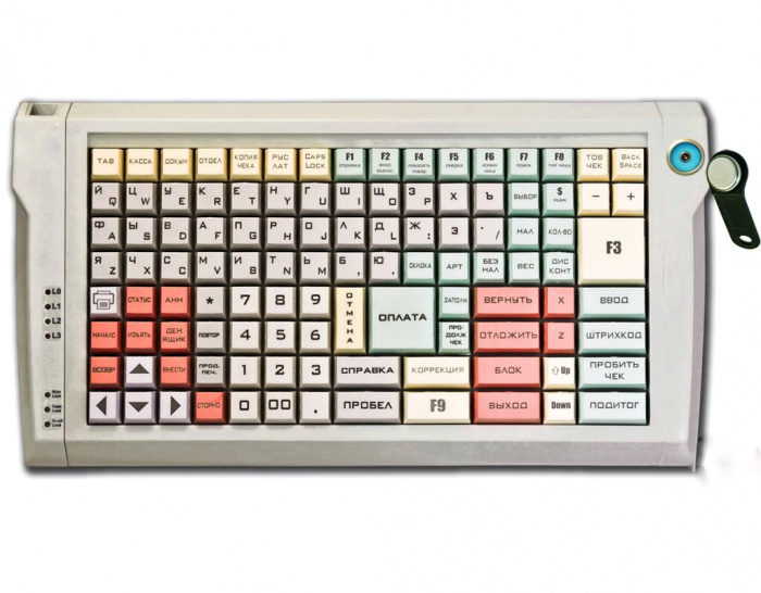 Клавиатура POSUA LPOS-II-128 с touch ключом
