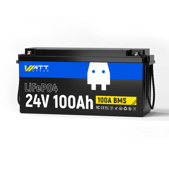 Акумулятор WattCycle 24V 100Ah WT24V100AH100 (LiFePo4, BMS, Low-temp)
