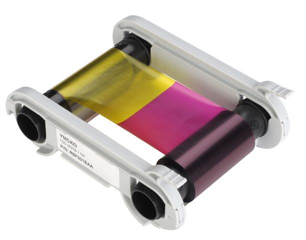 Ribbon, color - YMCKO, 100 Images, Badgy200 1