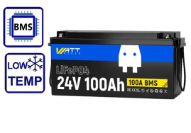 WattCycle 24V 100Ah WT24V100AH100 (LiFePo4, BMS, Low-temp) 2