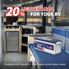 Timeusb 12V 200Ah Plus (LiFePo4, BMS 200A) 5