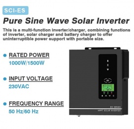 Anern 1kW 12V AN-SCI-ES-1000 (1000VA/1000W, Max CH 80A, AC 40) 2