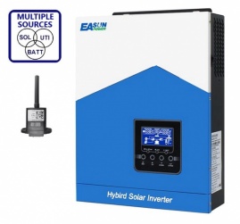 EASUN 2.2kW 12V ISolar-SMH-II-2.2KW (2200VA/1800W, Max CH 80A, AC 60) Wi-Fi 1