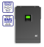 Гибридный инвертор солнечный Green Cell 3000 IN INVSOL04 (3000W 48V)