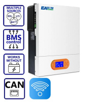 Гібридний інвертор сонячний EASUN 6kW 48V ISolar-SMR-II-6KW (6000VA/6000W, Max CH 120A, AC 100) Wi-Fi