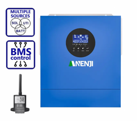 Изображение Anenji 2000W 12V ANJ-2000W-12V (2000VA/2000W, Max CH 120A, AC 80) Wi-Fi - оригинальный размер 1