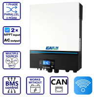 Гібридний інвертор сонячний EASUN 11kW 48V ISolar-SMW-11KW-TWIN (11000VA/11000W, Max CH 150A, AC 150) Wi-Fi