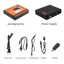 Изображение Smart Mini UPS UB01 16000mAh 18W Black (Upgraded) - оригинальный размер 6