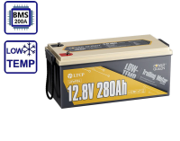 Акумулятор Power Queen 12V 280Ah Low Temp (LiFePo4, BMS 200A)