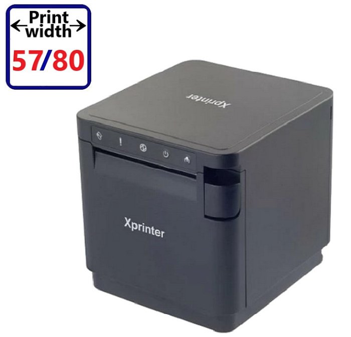 Изображение Xprinter XP-T890H (USB+COM+LAN+BT) Чeрный - оригинальный размер 1