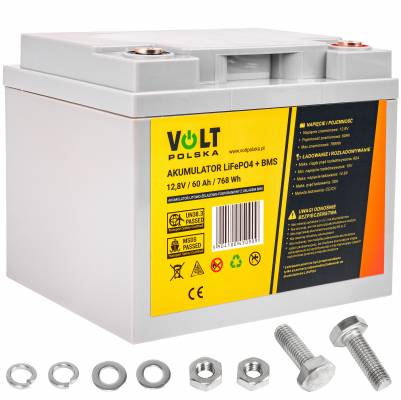VOLT 12V 60Ah (LiFePo4, BMS) 3