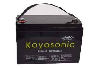 Изображение KOYOSONIC 12V 100Ah LP100-12 (LiFePo4, BMS) - оригинальный размер 1