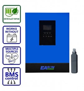 EASUN 6.2kW 48V ISolar-SMT-6.2KW (6200VA/6200W, Max CH 120A, AC 100) Wi-Fi 1