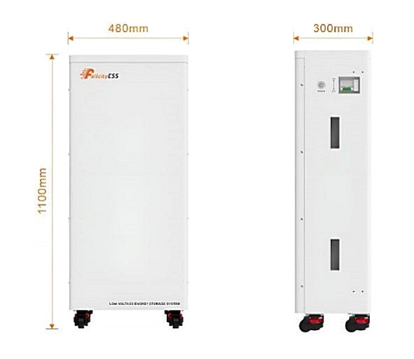 FelicityESS 48V (51,2V) 300Ah LUX-Y-48300LG01 (LiFePo4, BMS, Wi-Fi) 5