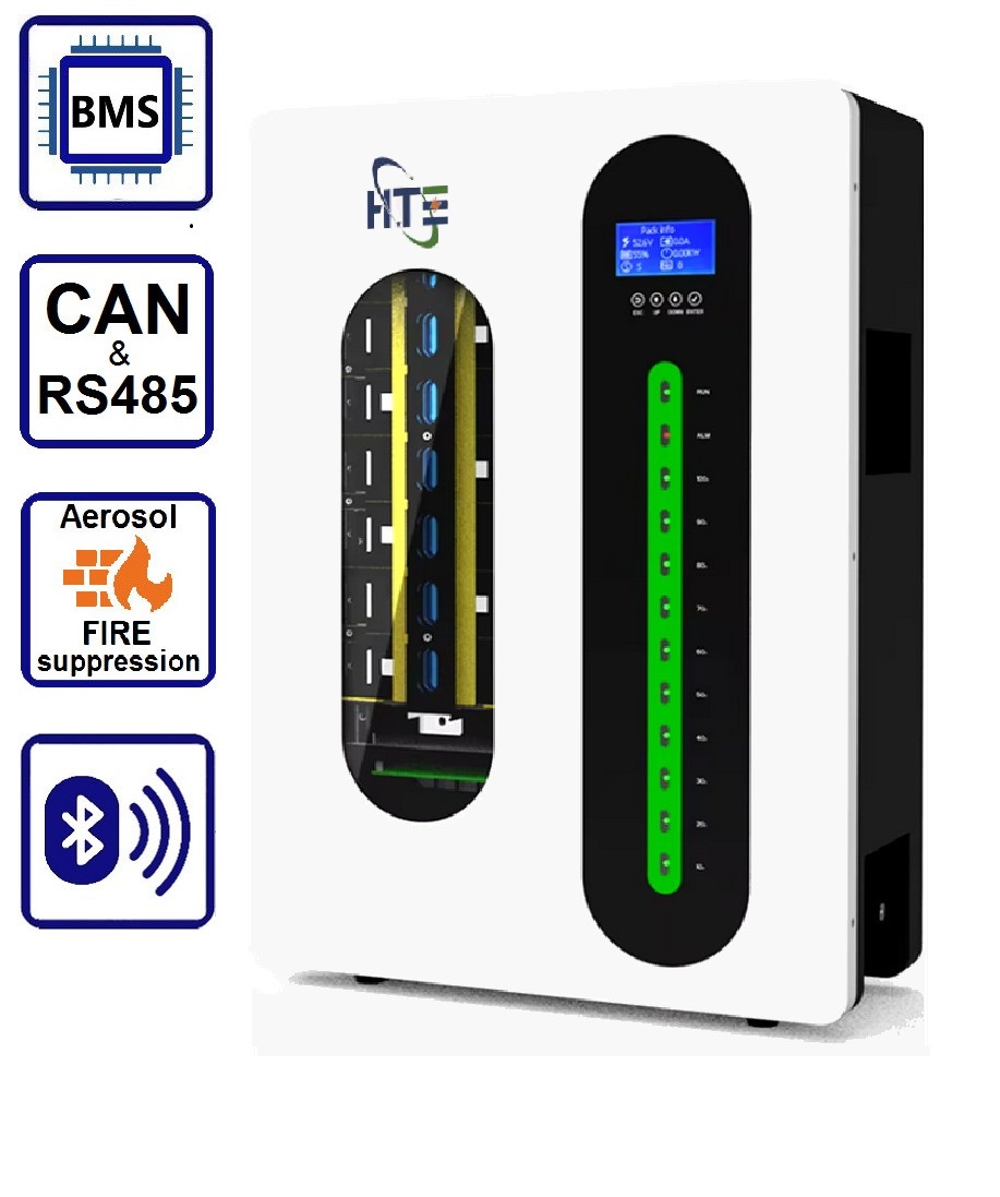 Изображение HTE 48V (51.2V) 100Ah HTE-W51100 (LiFePo4, BMS, Bluetooth) - оригинальный размер 2
