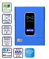 Фото Гібридний інвертор сонячний Anenji 11000W 48V ANJ-11KW-48V-W-P (11000VA/11000W, Max CH 160A, AC 120) Wi-Fi