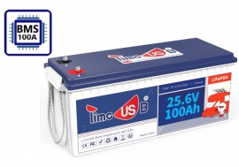 Timeusb 24V 100Ah (LiFePo4, BMS 100A) 1