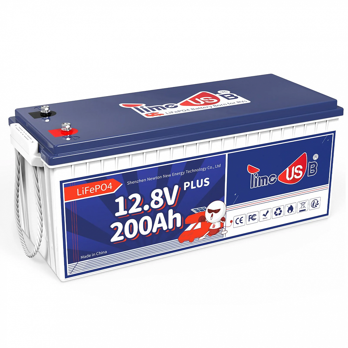 Timeusb 12V 200Ah Plus (LiFePo4, BMS 200A) 2
