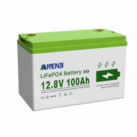 Изображение Anenji 12V 100Ah ANJ-12V-100AH-S (LiFePo4, BMS, Bluetooth) - оригинальный размер 3