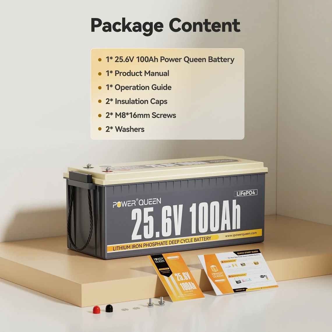 Power Queen 24V 100Ah (LiFePo4, BMS 100A) 7