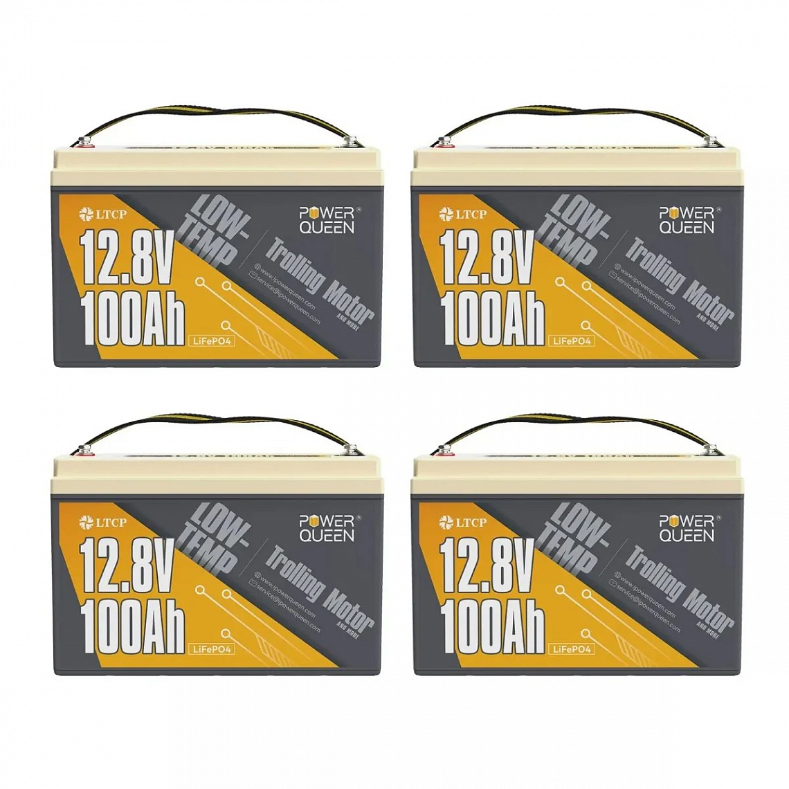 Изображение Power Queen 12V 100Ah Low-Temp (LiFePo4, BMS 100A) - оригинальный размер 6