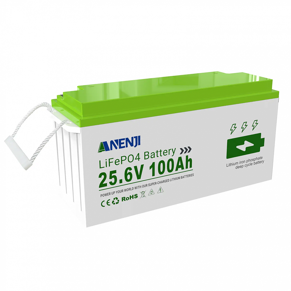 Изображение Anenji 24V 100Ah ANJ-24V-100AH-S (LiFePo4, BMS, Bluetooth) - оригинальный размер 4